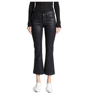 Habitual Kaira Ankle Semi Flare Coated Jeans New